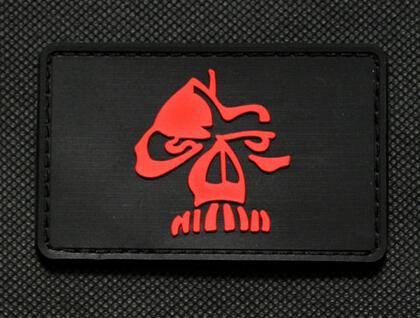 Magical badge outdoor bagpack national flag badge army fans strap PVC shoulder badge UD16602 